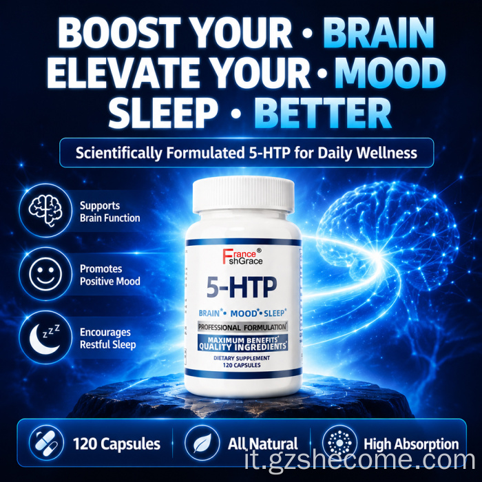 Capsule Shecome 5-HTP Plus Calcium Mood Sleep